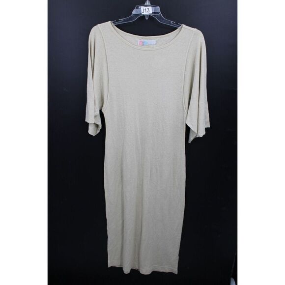 Free People X FP Beach Light Green Neutral Women's Size Small T Shirt Maxi With - Picture 1 of 8